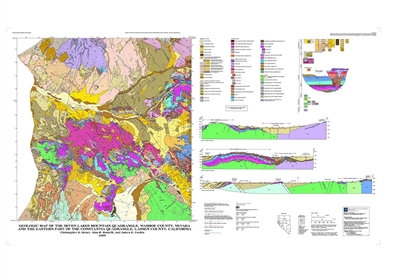 Geologic map of the Seven Lakes Mountain quadrangle, Washoe County, Nevada and the eastern part of the Constantia quadrangle, Lassen County, California MAP ONLY