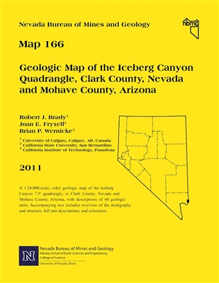 Geologic map of the Iceberg Canyon quadrangle, Clark County, Nevada and Mohave County, Arizona MAP AND TEXT