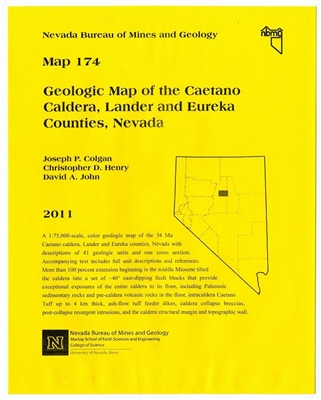 Geologic map of the Caetano caldera, Lander and Eureka counties, Nevada MAP AND TEXT