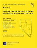 Geologic map of the Gass Peak SW quadrangle, Clark County, Nevada MAP AND TEXT