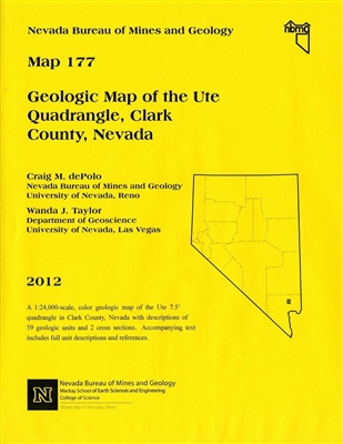 Geologic map of the Ute quadrangle, Clark County, Nevada MAP AND TEXT