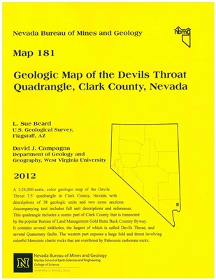 Geologic map of the Devils Throat quadrangle, Clark County, Nevada MAP AND TEXT