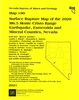 Surface rupture map of the 2020 M6.5 Monte Cristo Range earthquake, Esmeralda and Mineral counties, Nevada