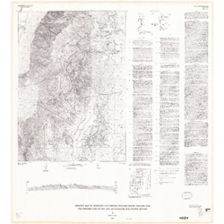 Geologic map of Oligocene and Miocene volcanic rocks, Paradise Peak and western part of the Ione quadrangles, Nye County, Nevada