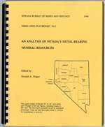 An analysis of Nevada's metal-bearing mineral resources TEXT ONLY, PLATES NOT INCLUDED