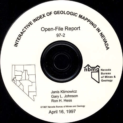 Interactive index of geological mapping in Nevada SUPERSEDED BY OPEN-FILE REPORT 02-1