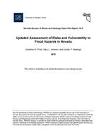 Updated assessment of risks and vulnerability to flood hazards in Nevada UPDATED BY OPEN-FILE REPORT 2018-01