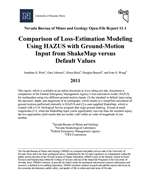 Comparison of loss-estimation modeling using HAZUS with ground-motion input from ShakeMap versus default values