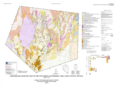 Preliminary geologic map of the Tuscarora geothermal area, Elko County, Nevada TWO PLATES AND TEXT