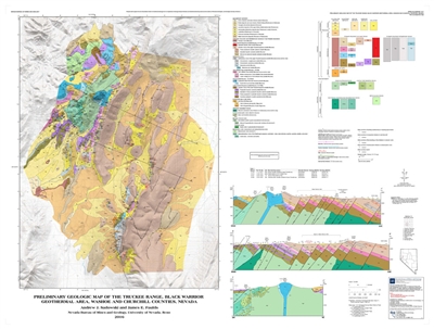 Preliminary geologic map of the Truckee Range, Black Warrior geothermal area, Washoe and Churchill counties, Nevada MAP AND TEXT
