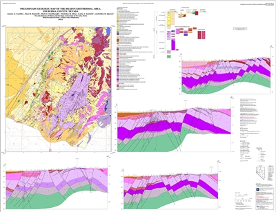 Preliminary geologic map of the Bradys geothermal area, Churchill County, Nevada MAP AND TEXT