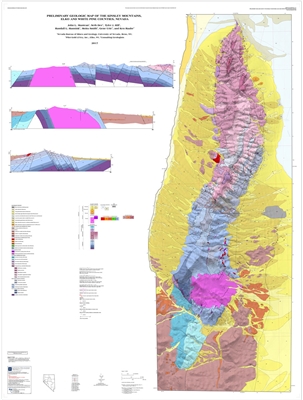 Preliminary geologic map of the Kinsley Mountains, Elko and White Pine counties, Nevada  MAP AND TEXT