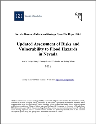 Updated assessment of risks and vulnerability to flood hazards in Nevada ONLINE VERSION