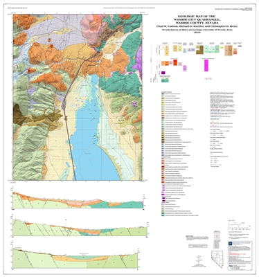 Geologic map of the Washoe City quadrangle, Washoe County, Nevada MAP AND TEXT