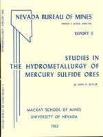 Studies in the hydrometallurgy of mercury sulfide ores OUT OF PRINT