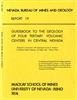 Guidebook to the geology of four Tertiary volcanic centers in central Nevada, 1974. Road log to Austin-Northumberland caldera-Carver Station