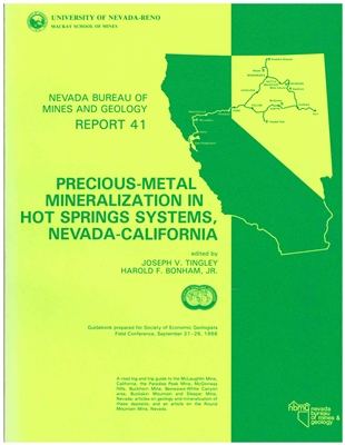 Precious-metal mineralization in hot springs systems, Nevada-California