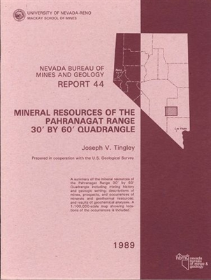 Mineral resources of the Pahranagat Range 30 feet by 60 feet quadrangle