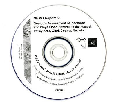 Geologic assessment of piedmont and playa flood hazards in the Ivanpah Valley area, Clark County, Nevada DVD