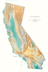 California Raven Wall Map [PAPER]