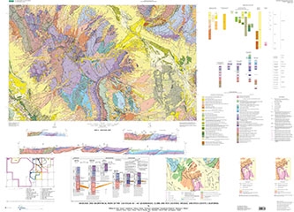 Geologic and geophysical maps of the Las Vegas 30 x 60 min quadrangle, Clark and Nye counties, Nevada, and Inyo County, California 2 SHEETS AND TEXT
