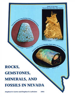 Rocks, gemstones, minerals, and fossils in Nevada