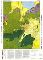 Carson City folio: Geologic map