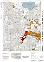 Flood and related debris flow hazards map of the Carson City quadrangle