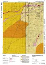 Las Vegas SW quadrangle: Flood and related debris flow hazards map