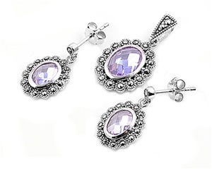 Silver Earring Set