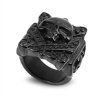 Stainless Steel Casting Ring  Skull