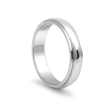 Stainless Steel Plain Wedding Band