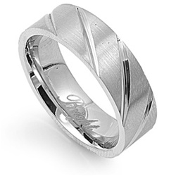 Stainless Steel Plain Band Ring