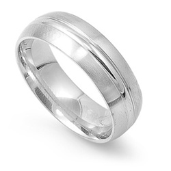 Stainless Steel Plain Band Ring