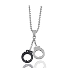 Stainless Steel Pendant with Chain - Handcuff