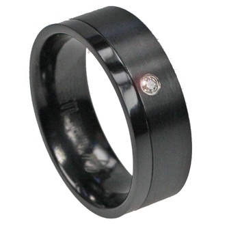 Zirconium Diamond Ring