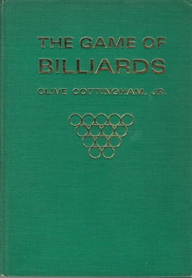 The Game of Billiards - FIRST EDITION Hardcover - RARE