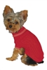 Fashion Pet Classic Cable Sweater in Red with Pink Trim Small