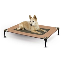 K&H Pet Products Pet Cot Large Chocolate Raised Dog Bed