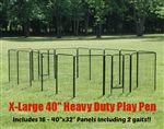 Extra Large Heavy Duty Pet Playpen and pet kennel for indoor and outdoor use