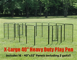 Extra Large Heavy Duty Pet Playpen and pet kennel for indoor and outdoor use