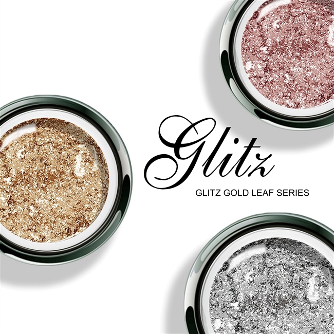 AKZENTZ GEL PLAY - GLITZ GOLD LEAF SERIES COLLECTION