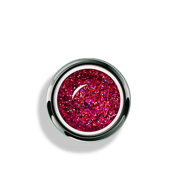 AKZENTZ GEL PLAY - GLITTER DAZZLE RASPBERRY