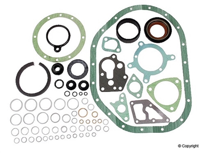 Mercedes Engine Cylinder Head Accessory Gasket Set New Elring OM617 Turbo Diesel W116 W23 W126 300D 300CD 300TD 300SD