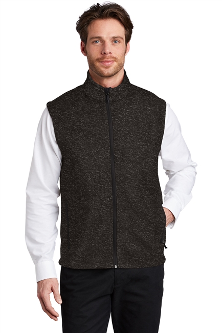 Port Authority Sweater Fleece vest- Mens