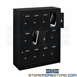 Tablet and cell phone wall lockers