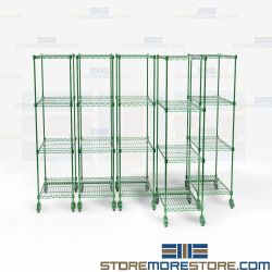 Aseptic Coating High Density Racks Wire Shelving Storage 15 Year Warranty NSF