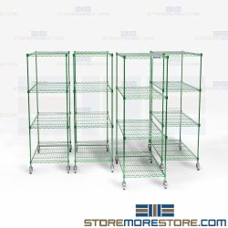 Sanitary Pull-out Wire Racks Space Saving Shelves Cost Effective Storage Nexel