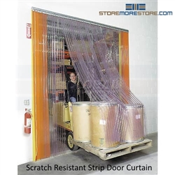 Recessed Strip Door Curtains Freezer Thermal Temperature Control Strips Nexel