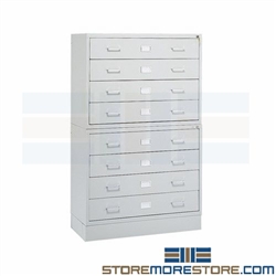 Eight Drawer Multimedia Storage Cabinet